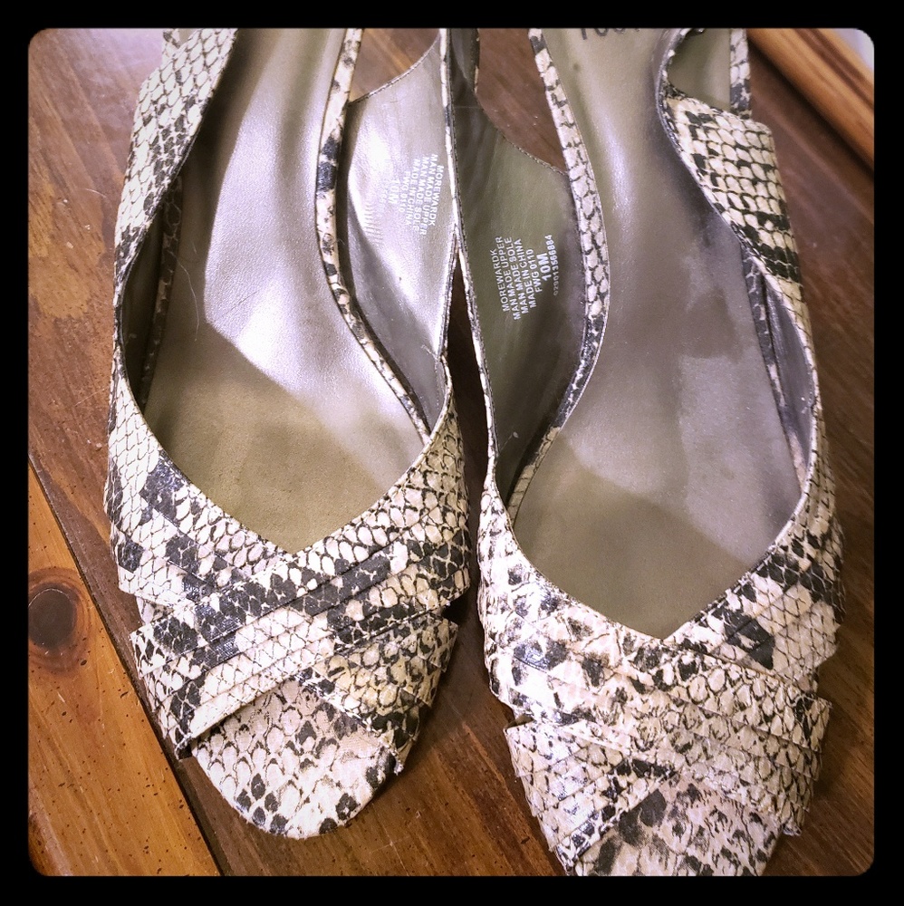 Snakeskin Heels